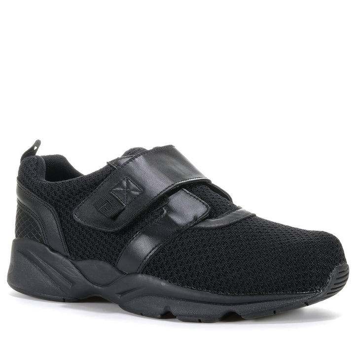 Propet Stability X Strap Black 5E Wide Mens Sports