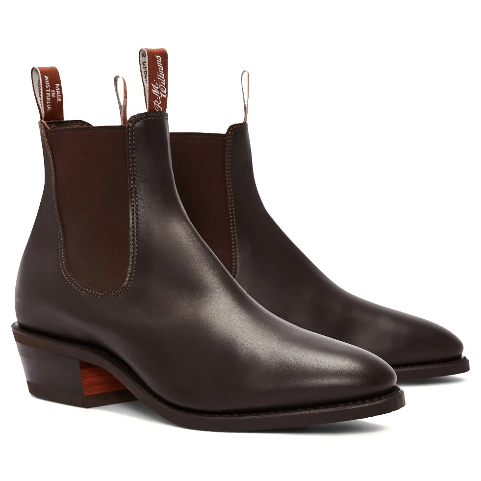 R.M. Williams Comfort Lady Yearling Wide E Chestnut Womens Boots