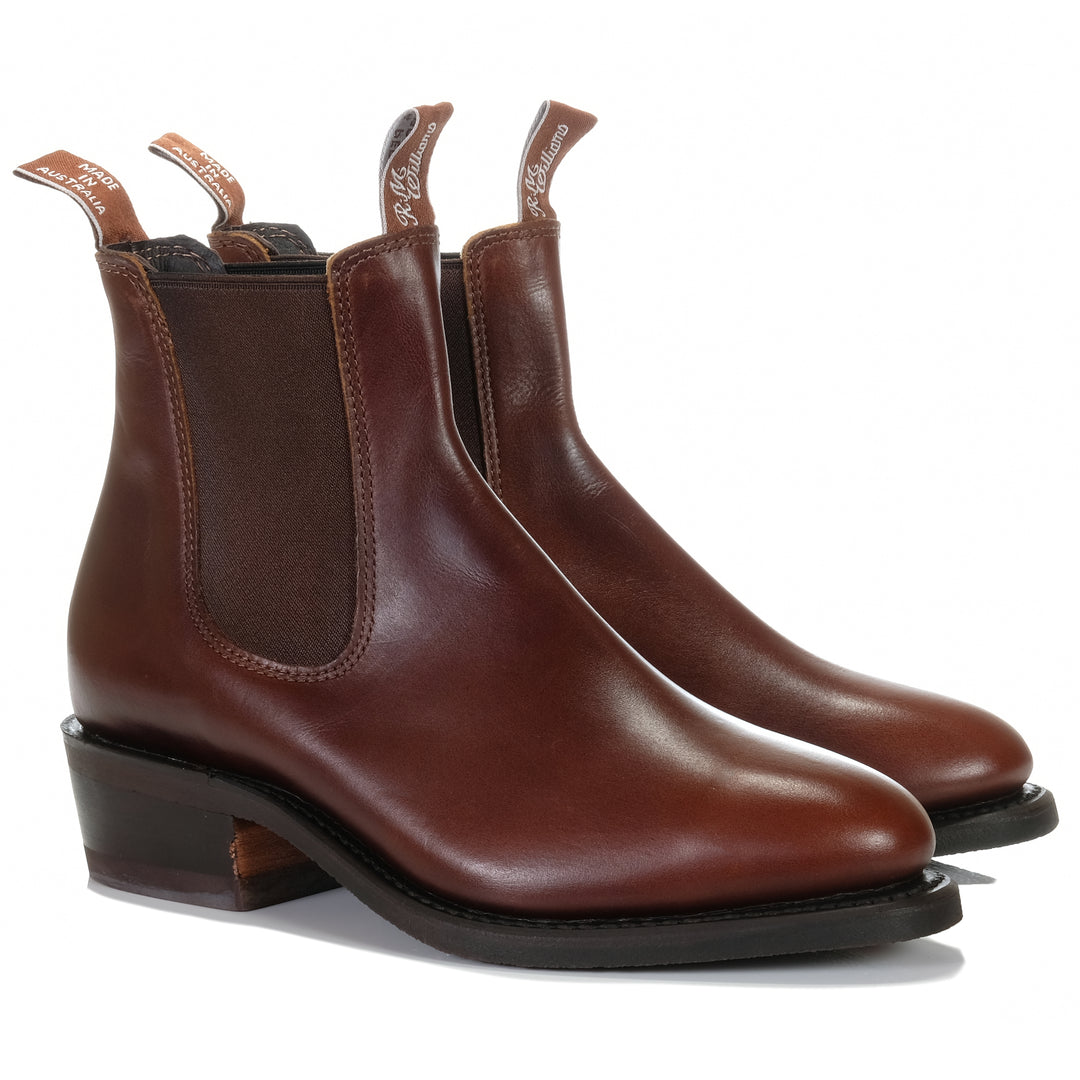 R.M. Williams Comfort Lady Yearling Mid Brown Womens Boots