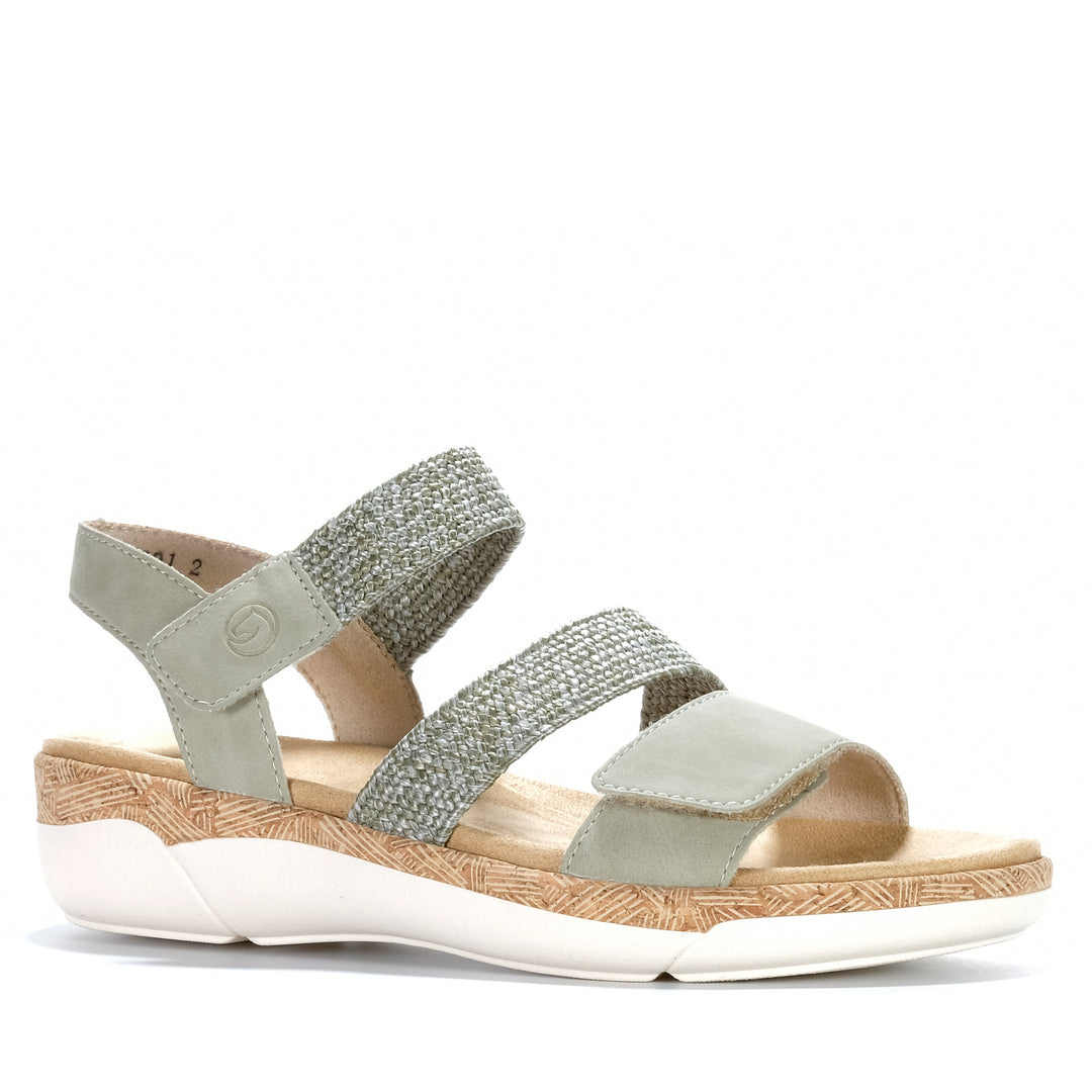 Remonte By Rieker Halo R6861/52 Green Womens Sandals