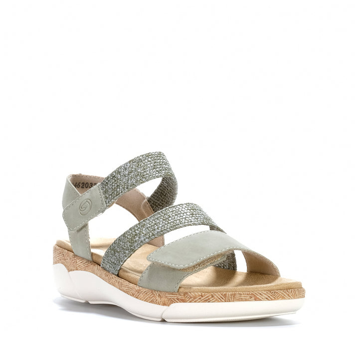 Remonte By Rieker Halo R6861/52 Green Womens Sandals