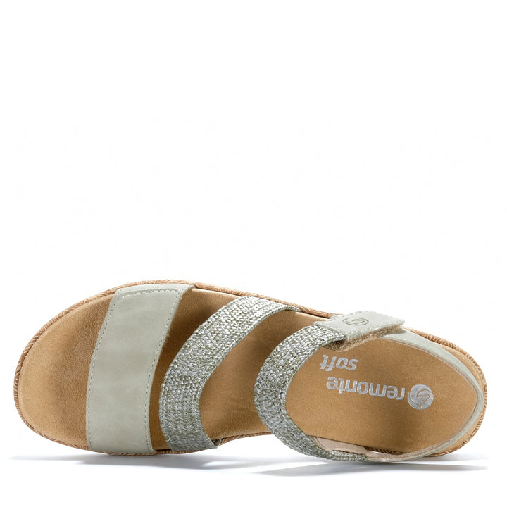 Remonte By Rieker Halo R6861/52 Green Womens Sandals