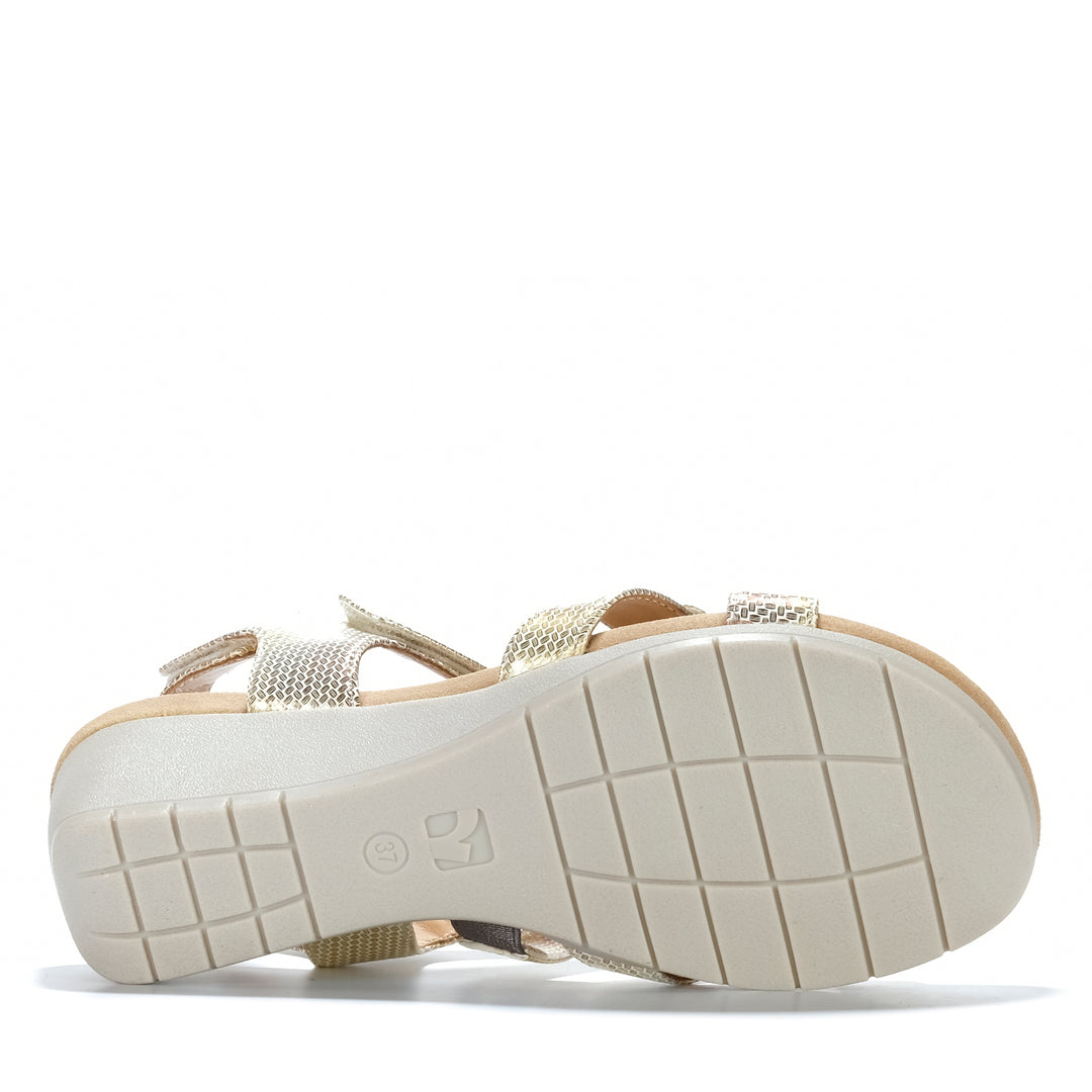 Revere Casablanca Metallic Interest Womens Sandals