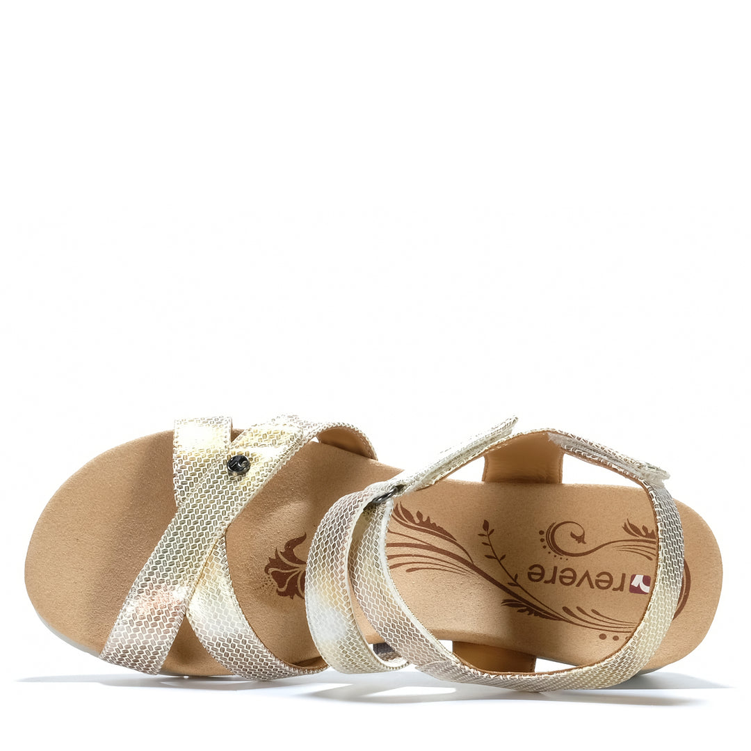 Revere Casablanca Metallic Interest Womens Sandals