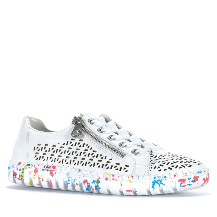 Rieker Dillard M2357/80 Weiss Womens Sneakers