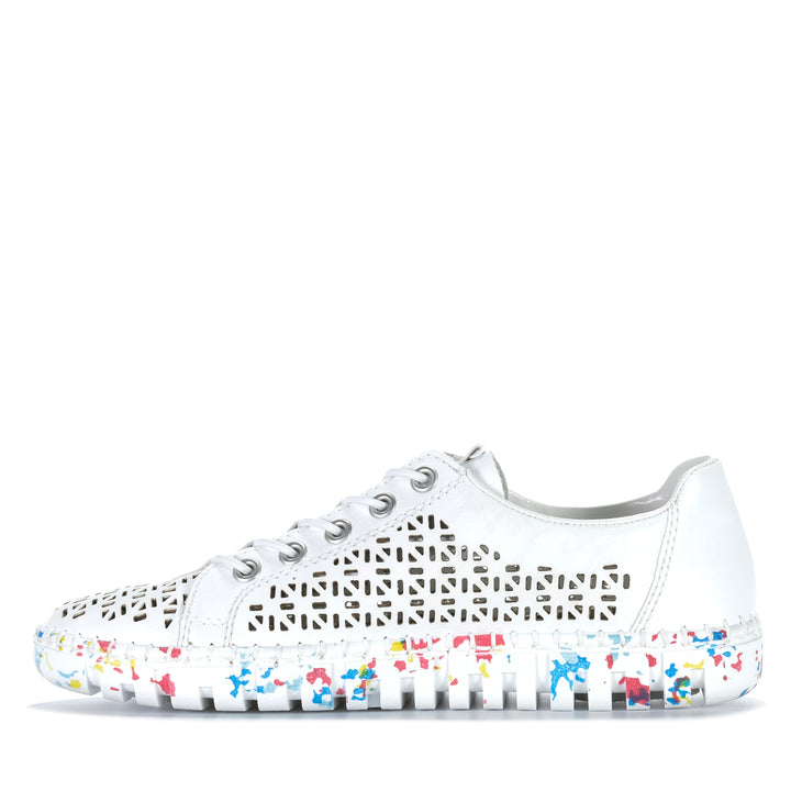 Rieker Dillard M2357/80 Weiss Womens Sneakers