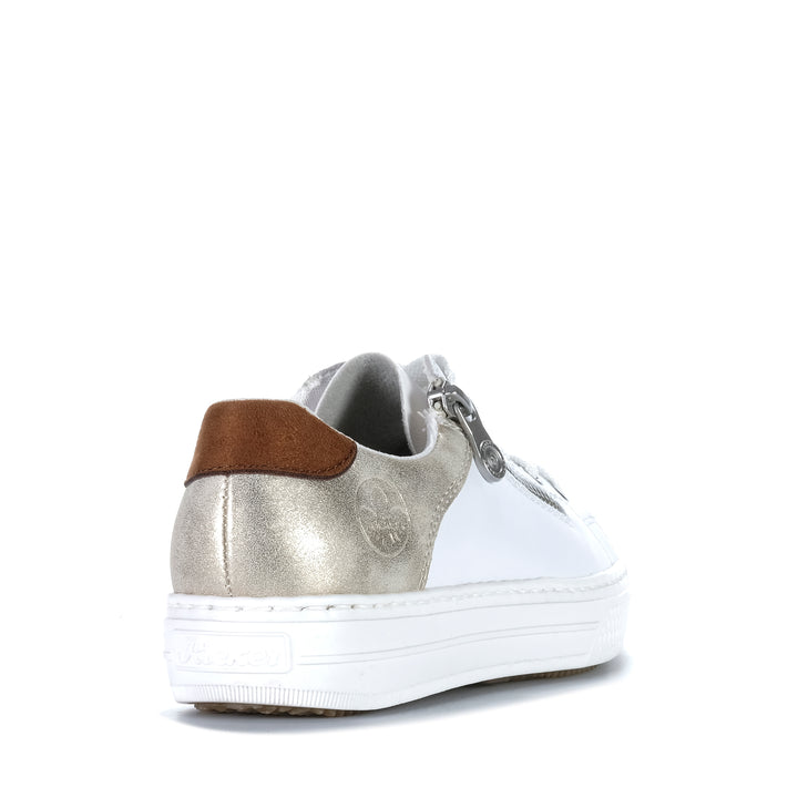 Rieker Dobbs L59A1/81 Weiss Kombi Womens Sneakers