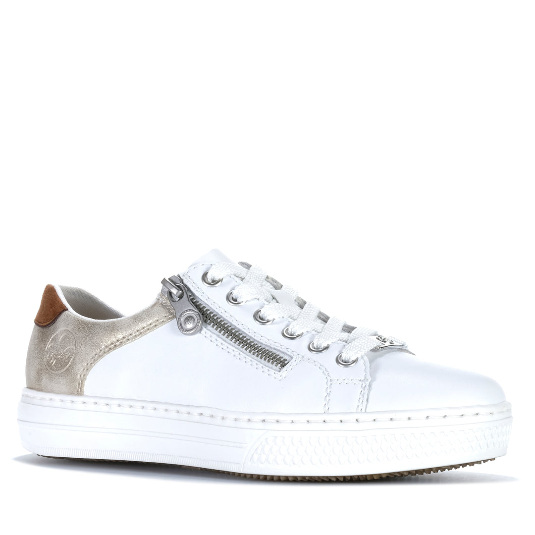Rieker Dobbs L59A1/81 Weiss Kombi Womens Sneakers