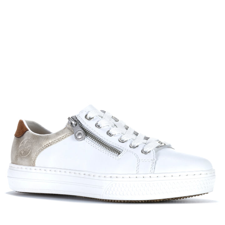 Rieker Dobbs L59A1/81 Weiss Kombi Womens Sneakers