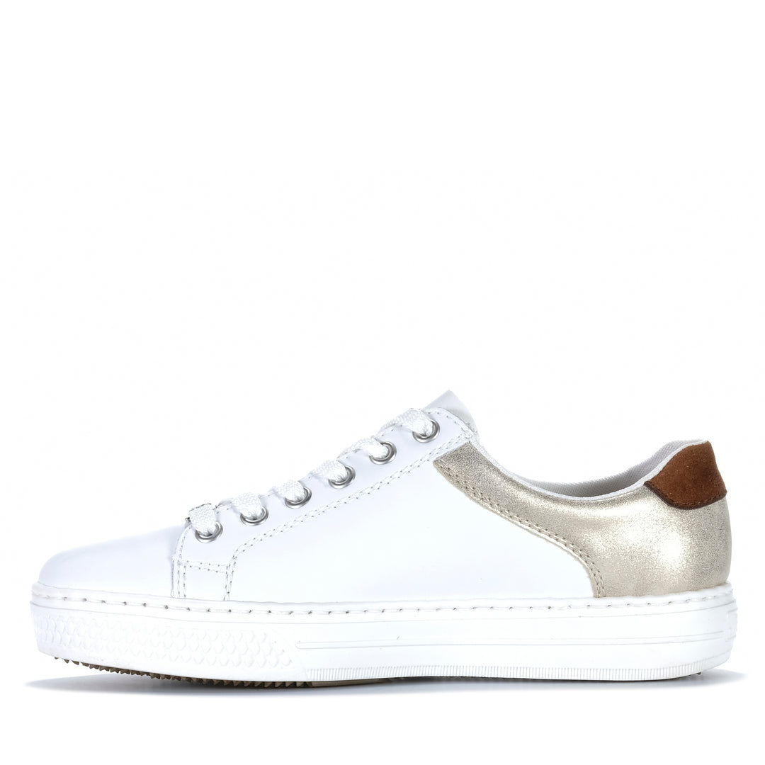 Rieker Dobbs L59A1/81 Weiss Kombi Womens Sneakers
