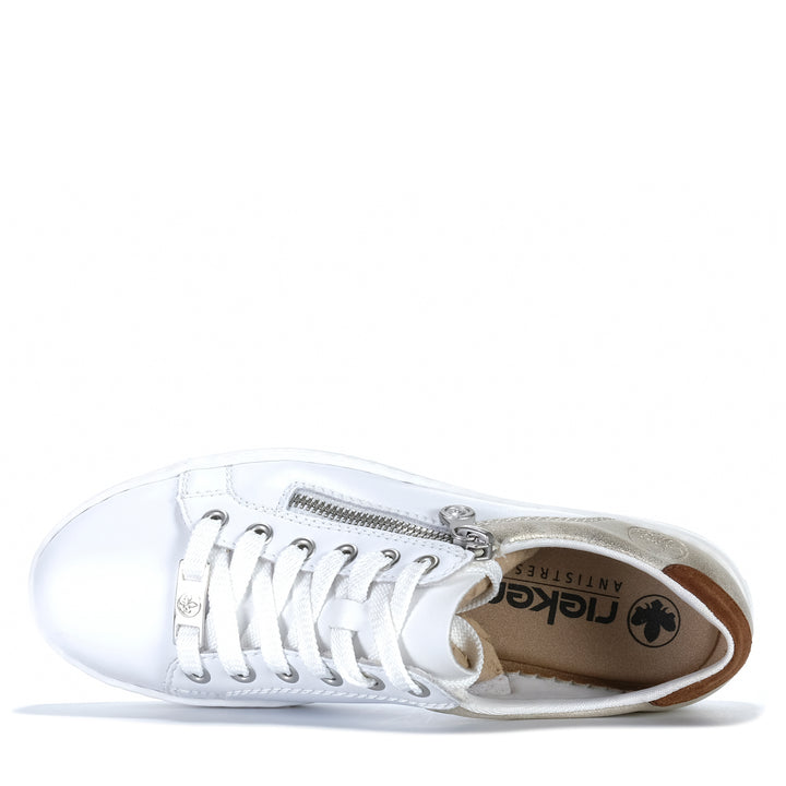 Rieker Dobbs L59A1/81 Weiss Kombi Womens Sneakers