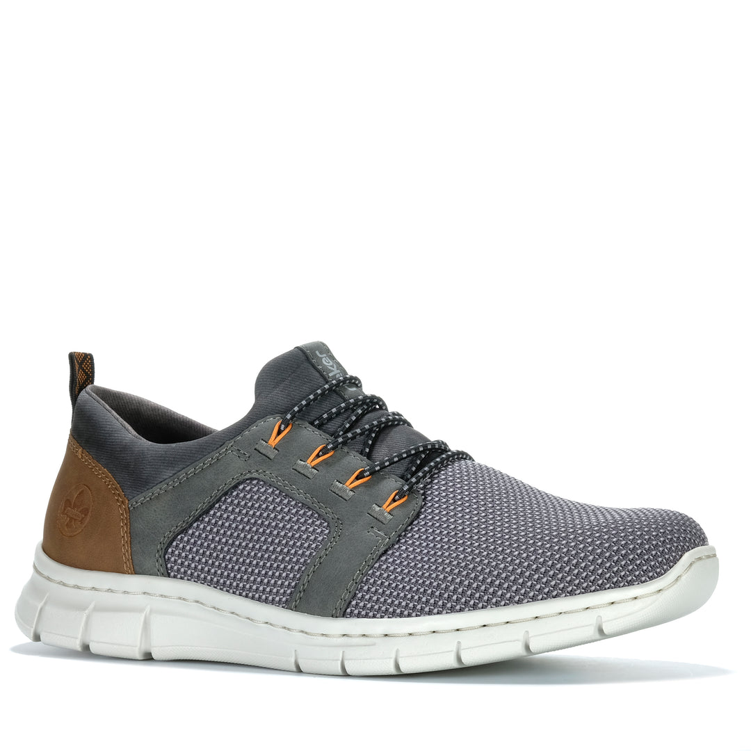 Rieker Nantucket B7796/42 Grey Mens Shoes
