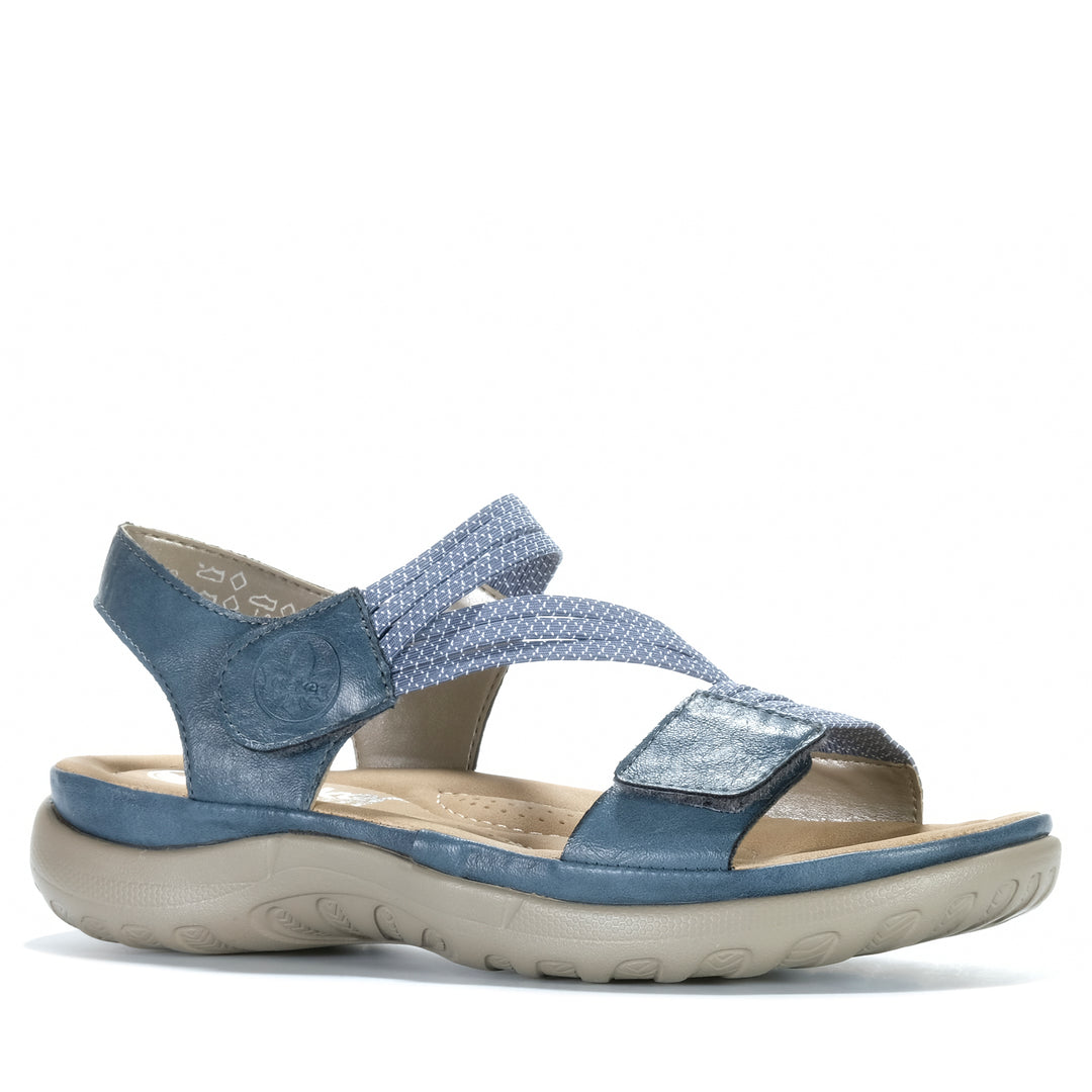 Rieker Vegas 64870/14 Blue Womens Sandals
