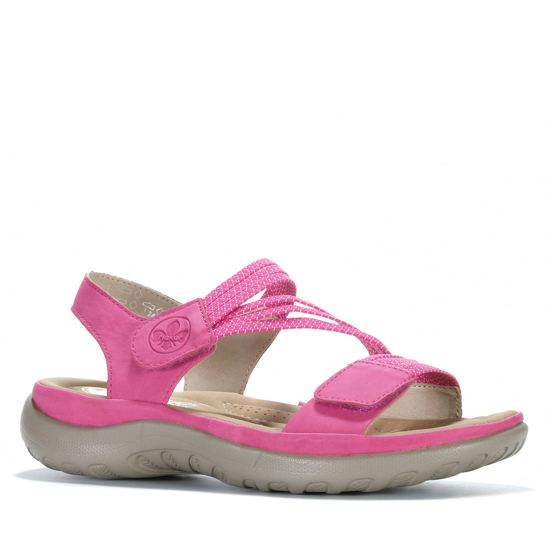 Rieker Vegas 64870/31 Pink Womens Sandals