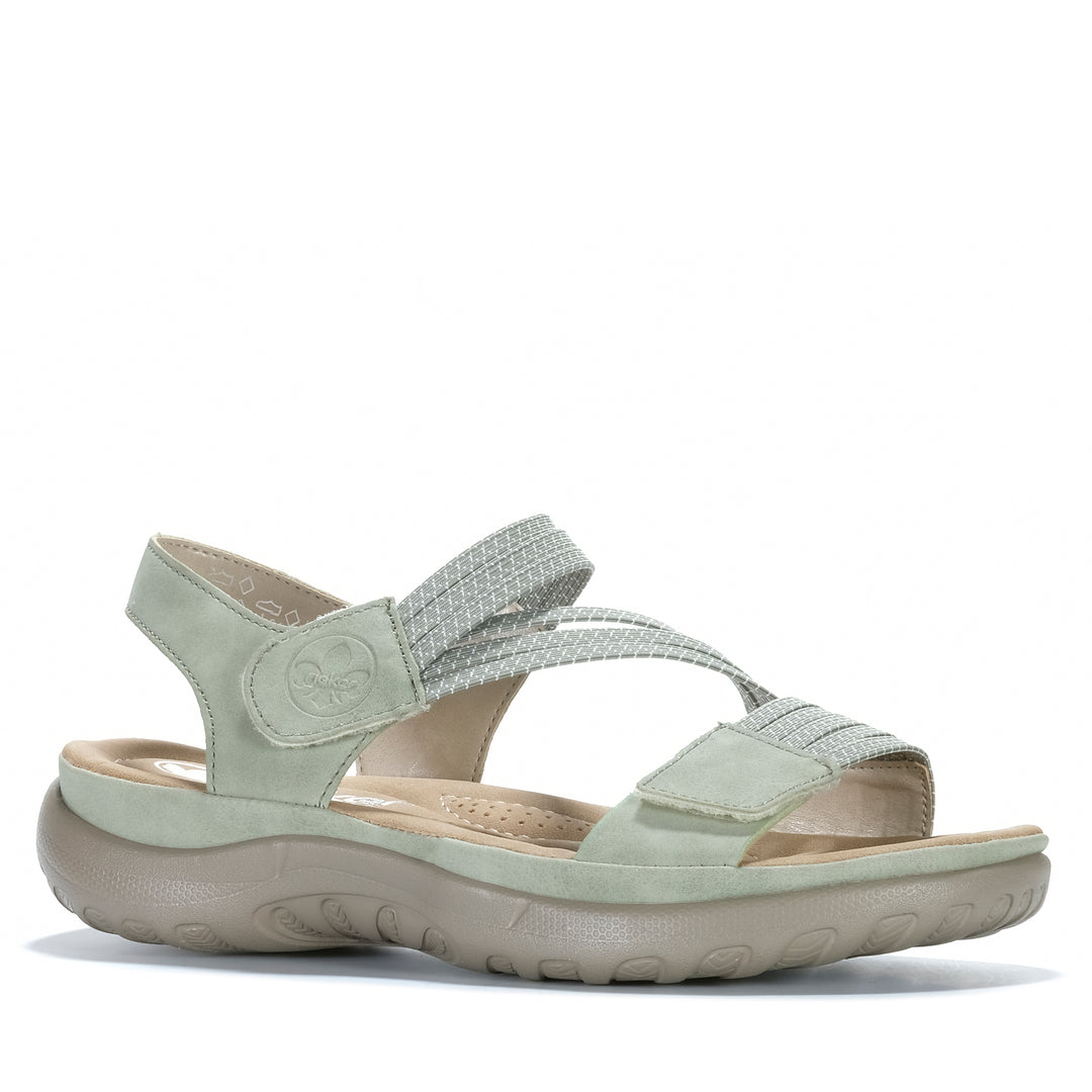 Rieker Vegas 64870/52 Green Womens Sandals