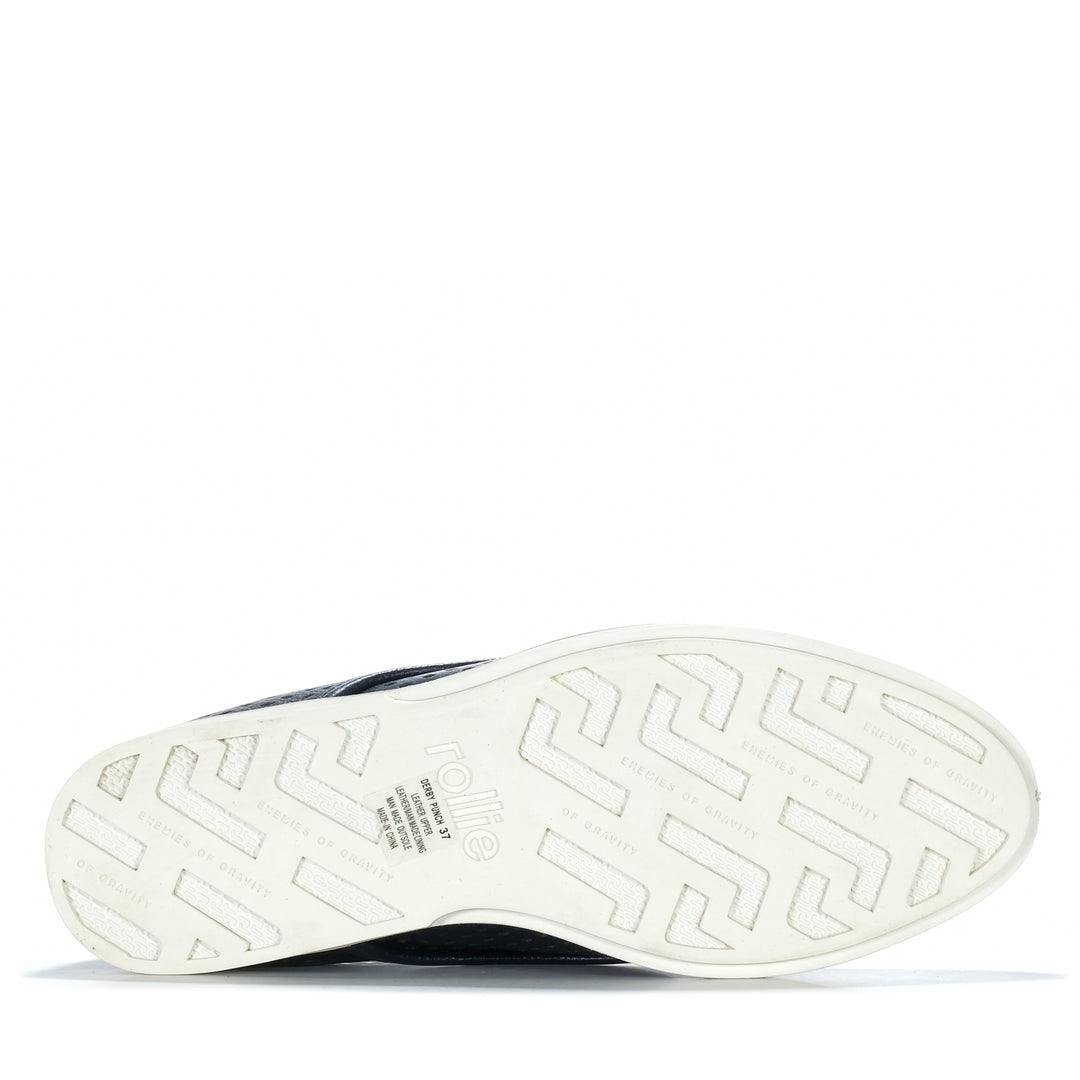 Rollie Derby Punch Navy Tumble Womens Sneakers