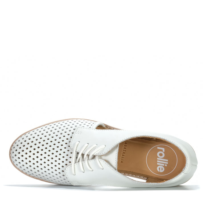 Rollie Sidecut Punch White Womens Sneakers