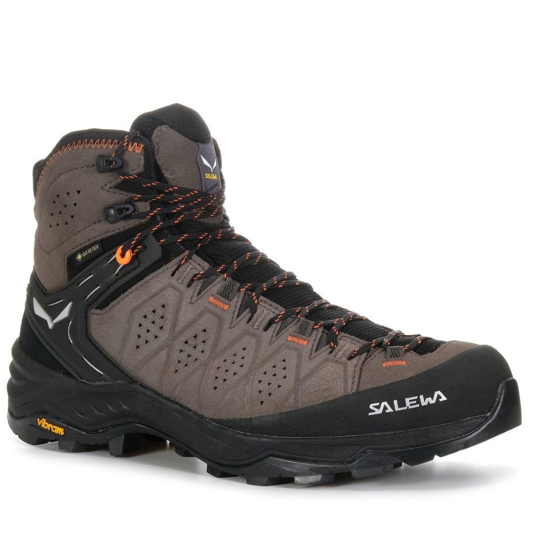 Salewa Alp Trainer 2 Mid GTX Walnut/Orange Mens Sports