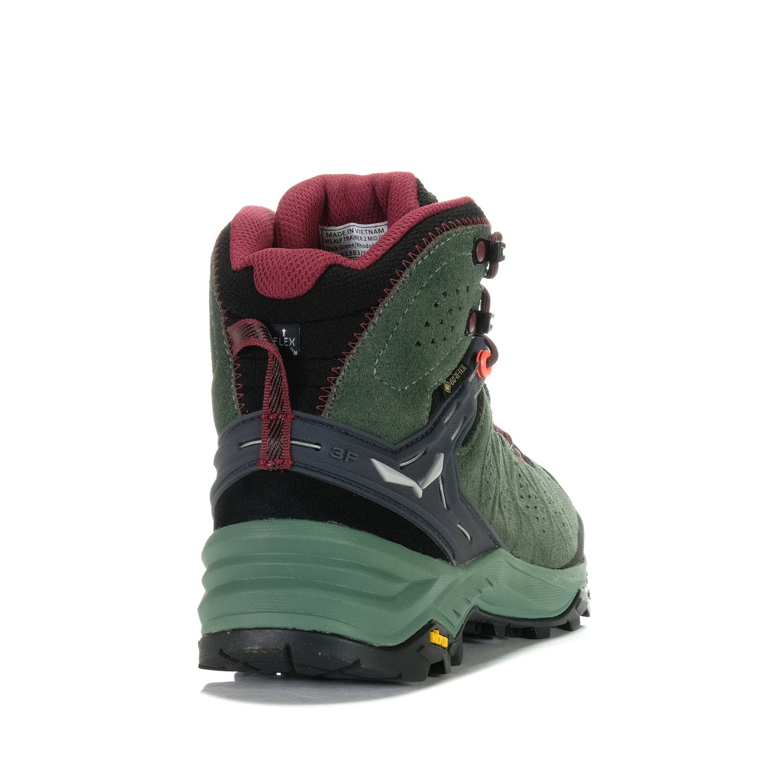 Salewa Alp Trainer 2 Mid GTX Womens Duck Green/Rhododendron, 5 uk, 5.5 uk, 6 uk, 6.5 uk, 7 uk, 7.5 uk, 8 uk, green, hiking, salewa, sports, womens