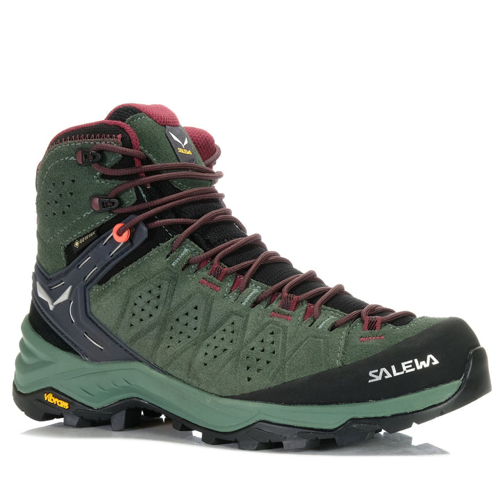 Salewa Alp Trainer 2 Mid GTX Womens Duck Green/Rhododendron, 5 uk, 5.5 uk, 6 uk, 6.5 uk, 7 uk, 7.5 uk, 8 uk, green, hiking, salewa, sports, womens