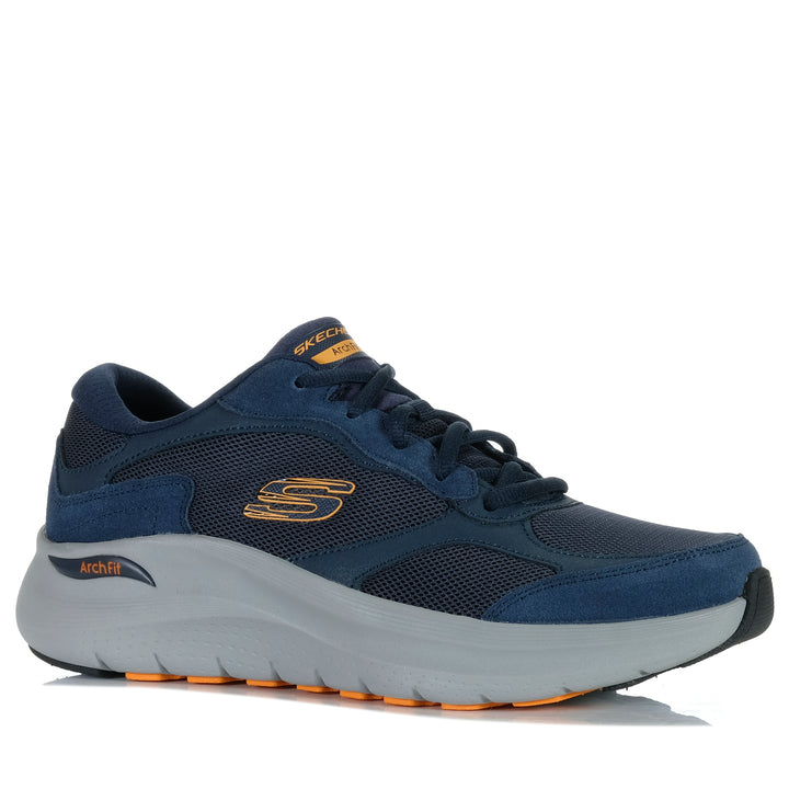 Skechers Arch Fit 2.0 - The Keep 232702 Navy/Orange Mens Sports