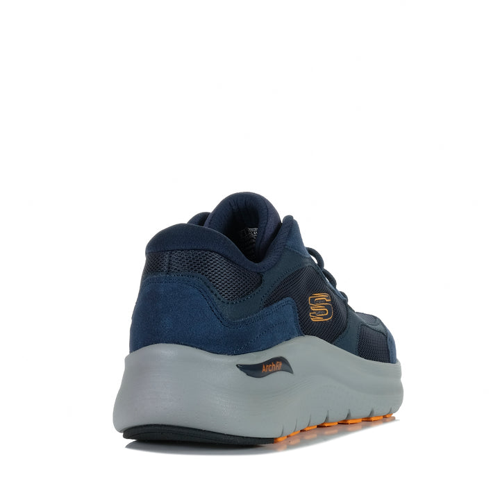 Skechers Arch Fit 2.0 - The Keep 232702 Navy/Orange Mens Sports