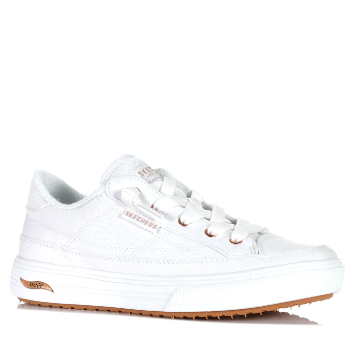 Skechers Arch Fit Arcade - Meet Ya There White 177190 Womens Sneakers