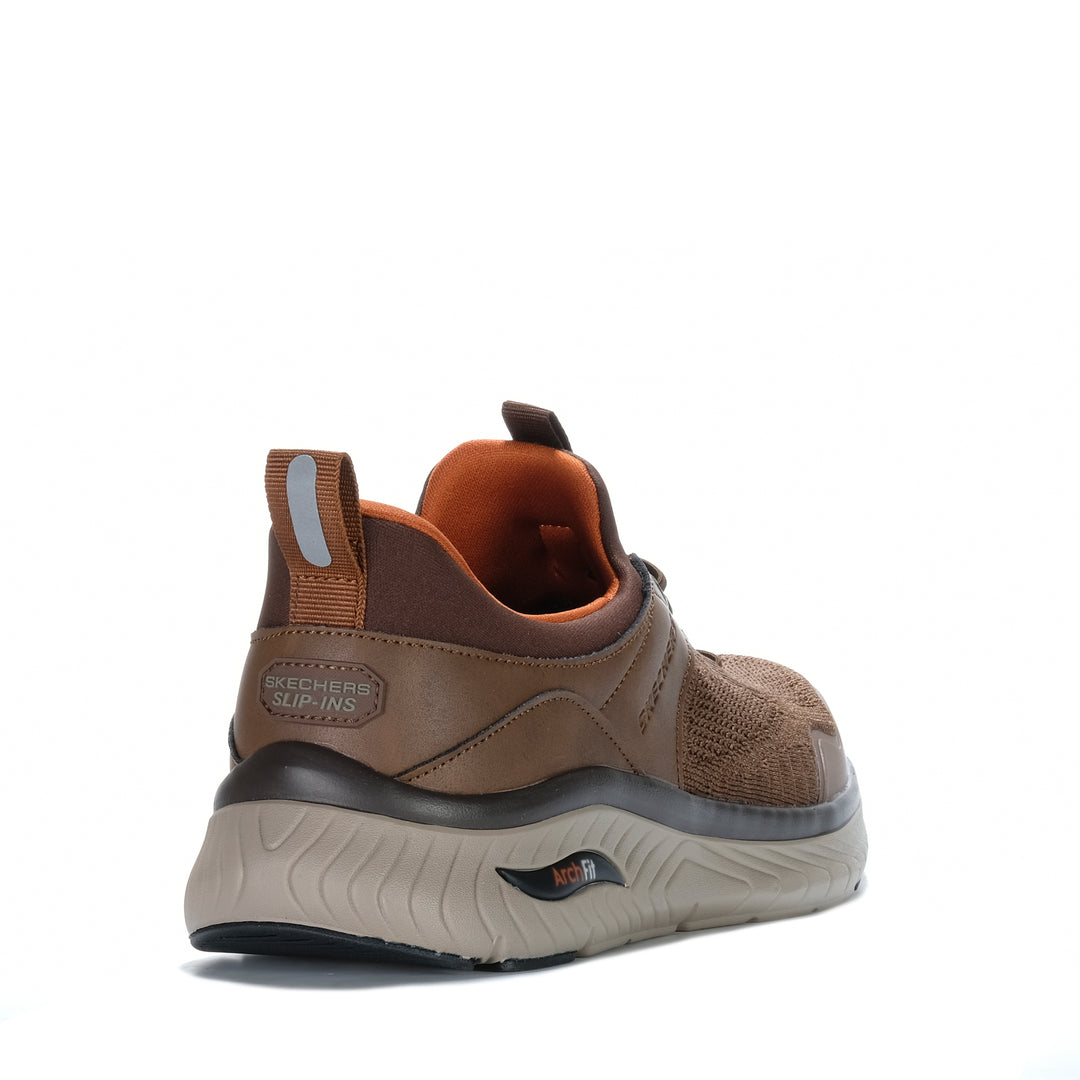 Skechers Arch Fit Crosser - Emeric Brown 205340 Mens Shoes