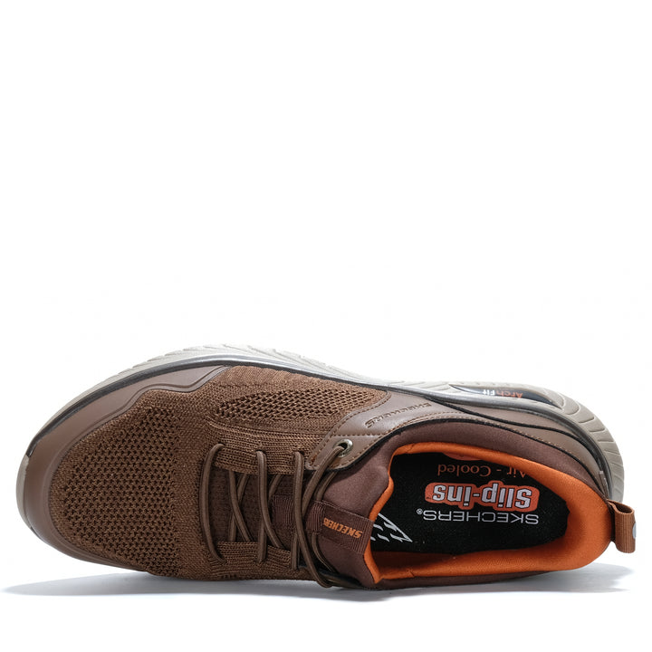Skechers Arch Fit Crosser - Emeric Brown 205340 Mens Shoes