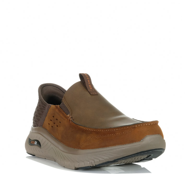 Skechers Arch Fit Crosser - Porto Dark Brown 205342 Mens Shoes