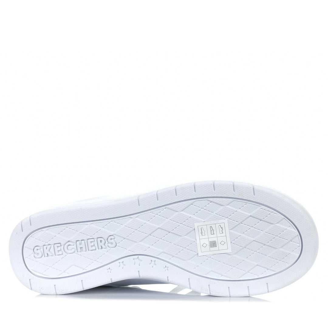 Skechers Court High - Color Zone 310197L White, 2 US, 3 US, 4 US, 5 US, 6 US, kids, shoes, Skechers, white, youth