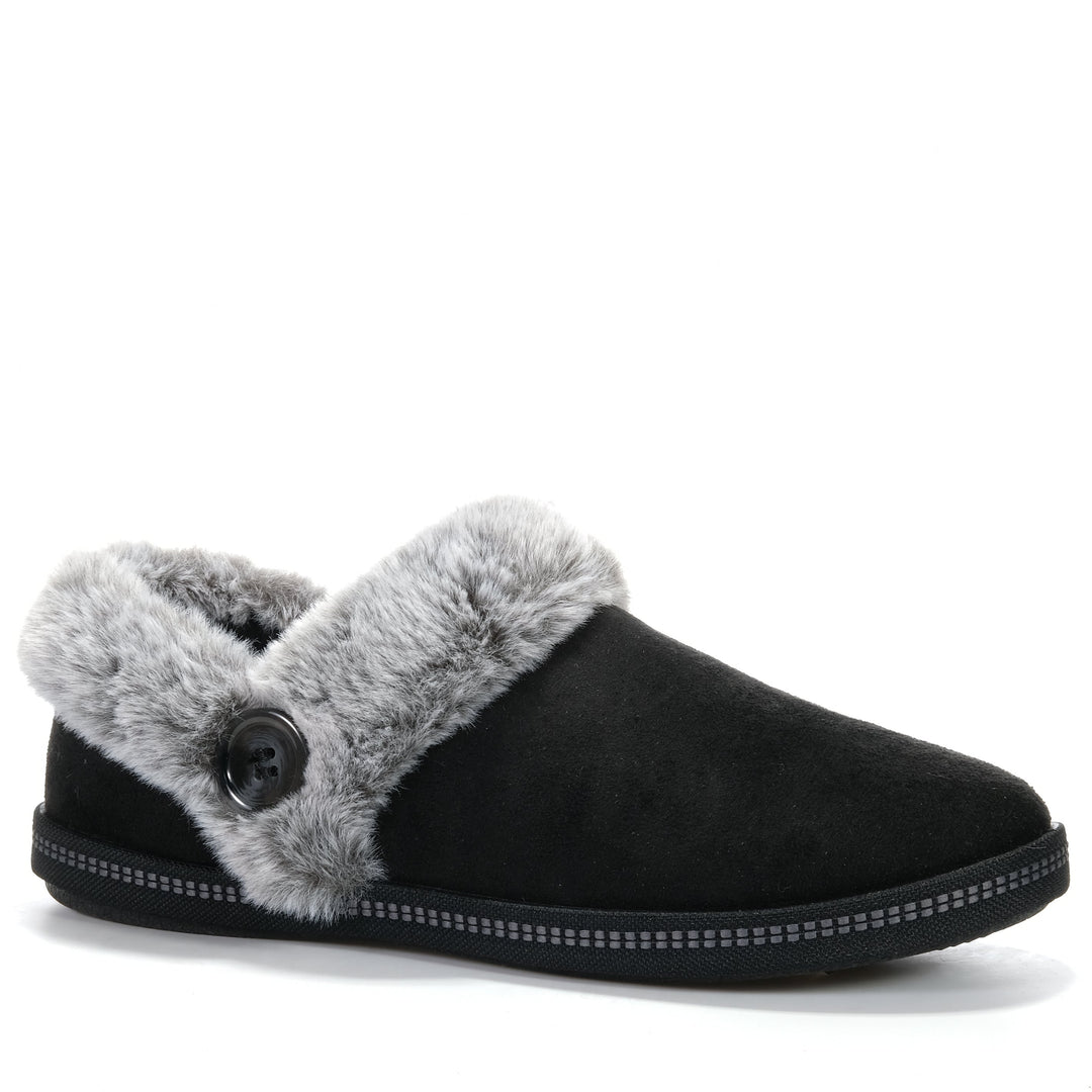 Skechers Cozy Campfire - Fresh Toast 167219 Black, 10 US, 11 US, 6 US, 7 US, 75-100, 8 US, 9 US, bf, black, scetchers, skechers, sketchers, sketches, slippers, womens
