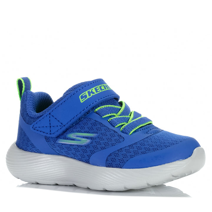 Skechers Dyna-Lite - Goltran 405096N Blue/Lime Toddler Shoes