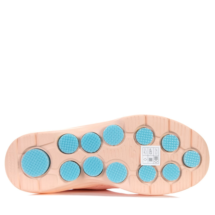 Skechers GOwalk 7 - Cosmic Waves 125215 Peach Womens Sports