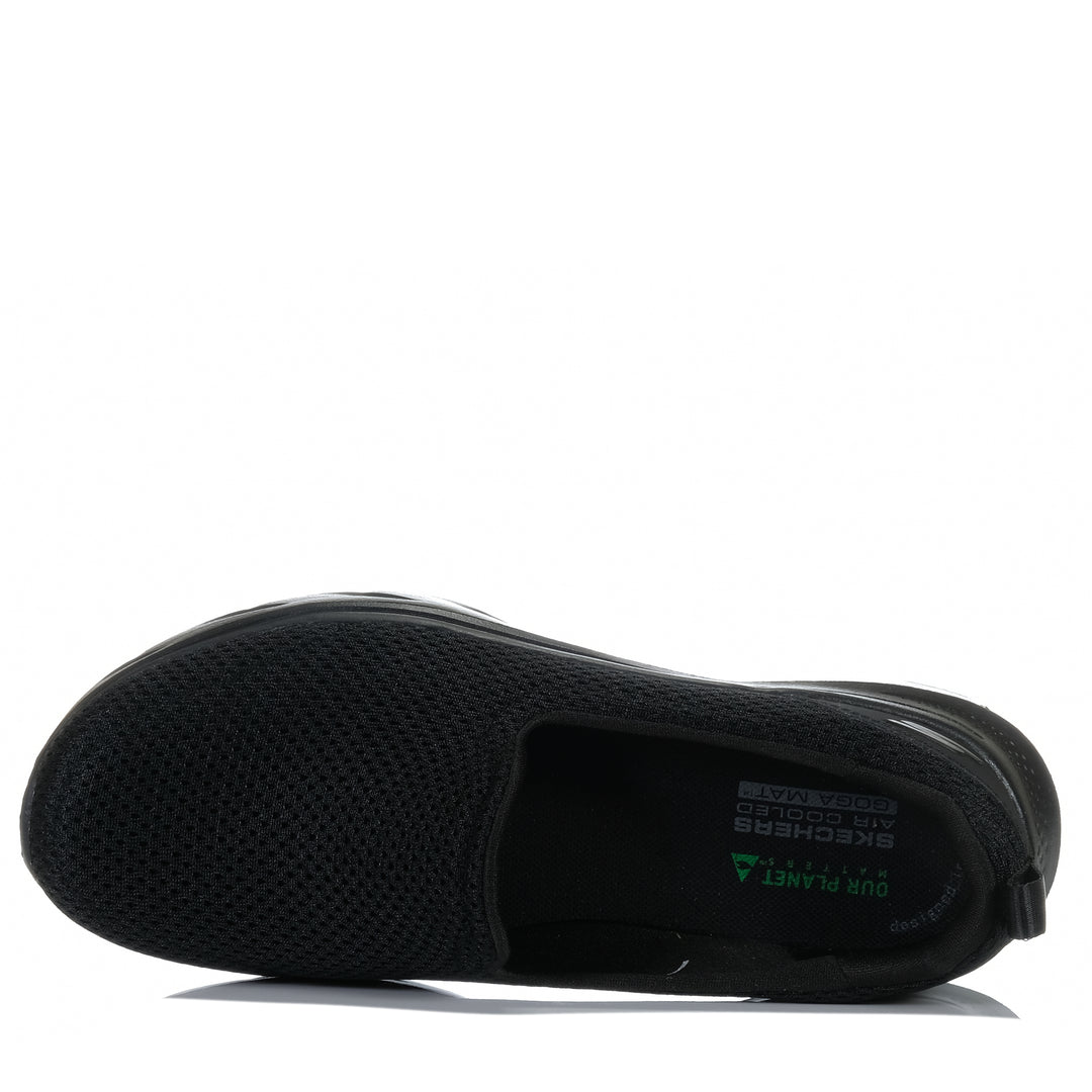 Skechers GOwalk 7 - Razi 125209 Black/Black Womens Sports