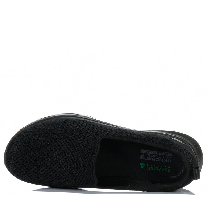 Skechers GOwalk 7 - Razi 125209 Black/Black Womens Sports
