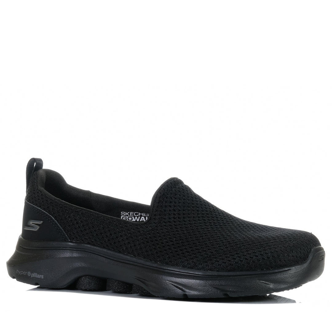 Skechers GOwalk 7 - Razi 125209 Black/Black Womens Sports