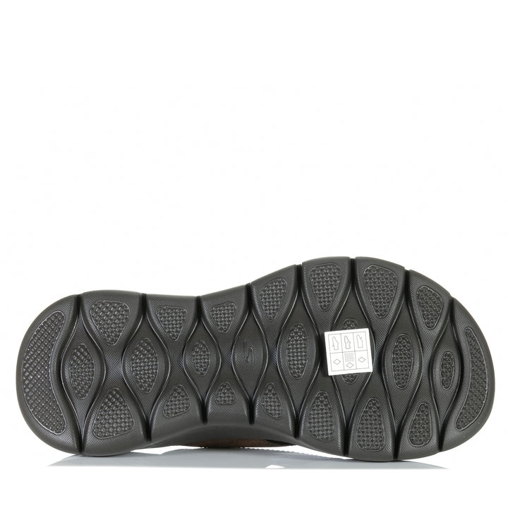 Skechers Go Walk Flex Sandal - Vallejo Brown/Black 229202 Mens Sandals