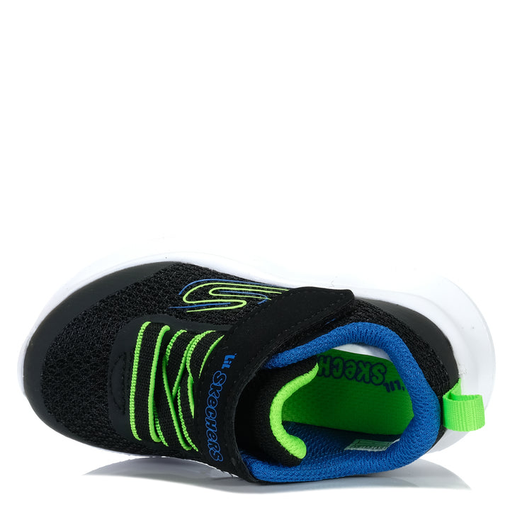 Skechers Infants' Skech Fast - Brisk Buddies 407315N Black Toddler Shoes