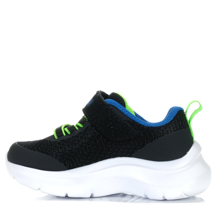 Skechers Infants' Skech Fast - Brisk Buddies 407315N Black Toddler Shoes