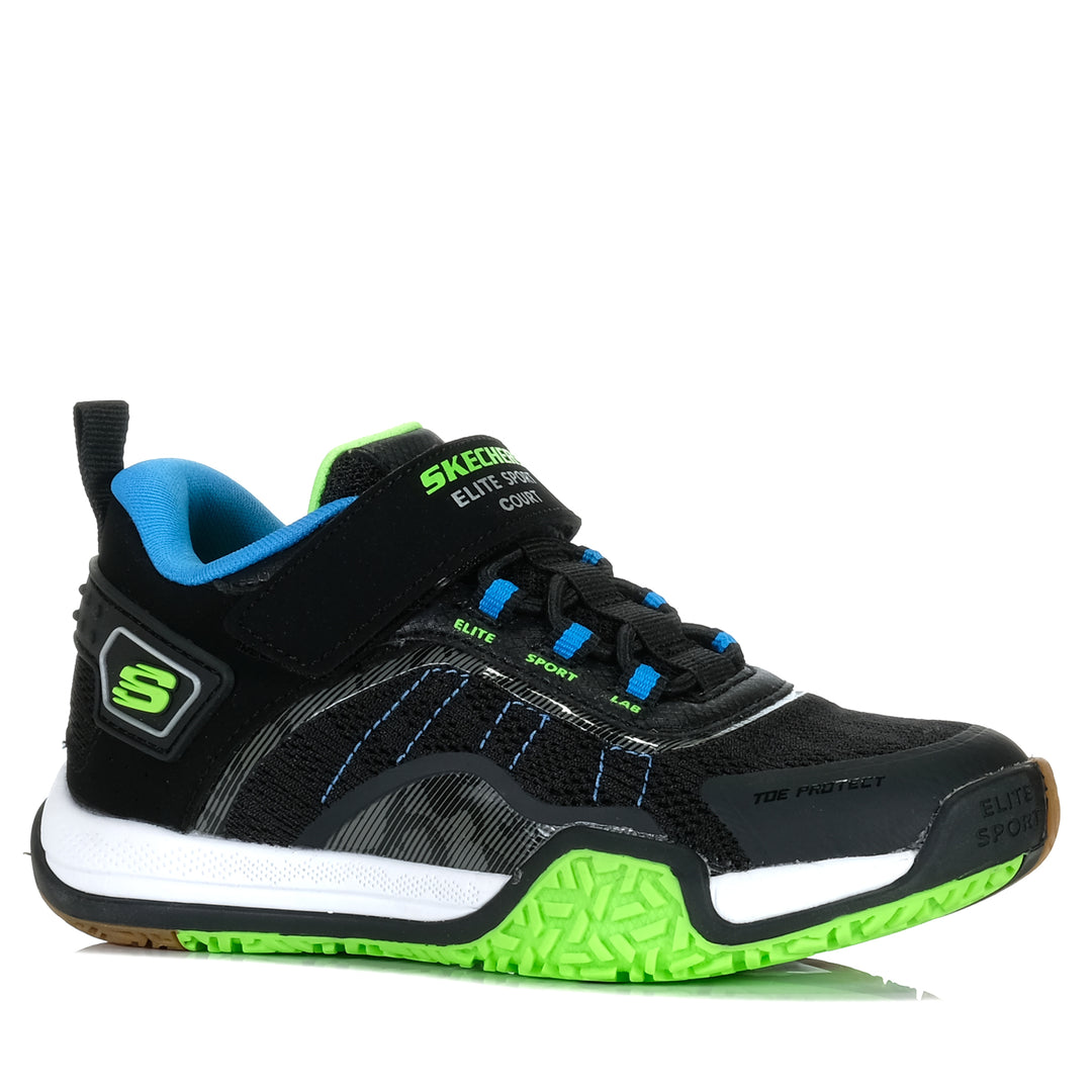 Skechers Kids' Skechers Elite Sport Court 403968L Black/Blue Youth Sports