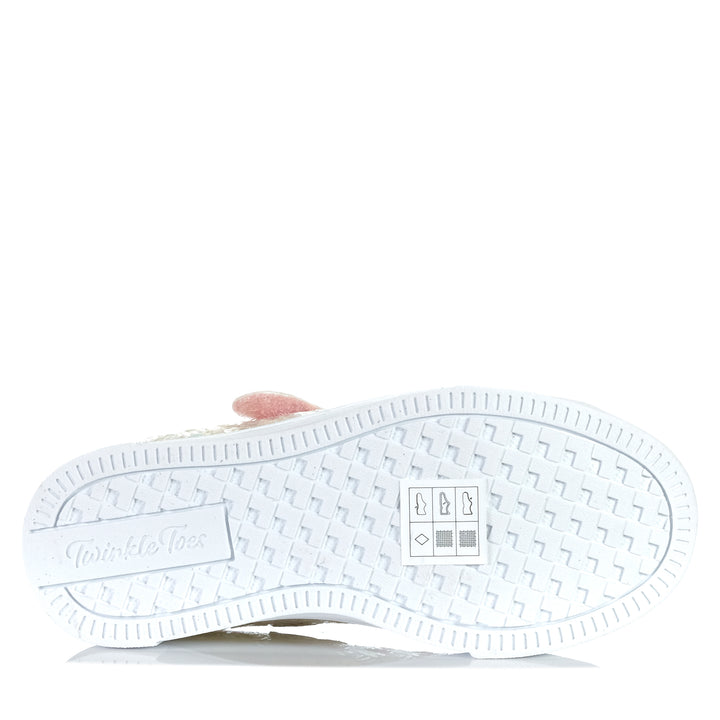 Skechers Kids' Twinkle Sparks - Sequin Party 314812L Gold/Pink Youth Shoes