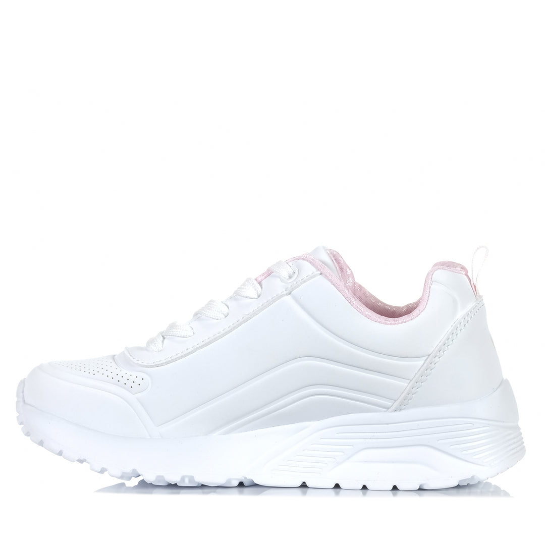 Skechers Kids' Uno Lite - Easy Zip 310387L White Youth Shoes