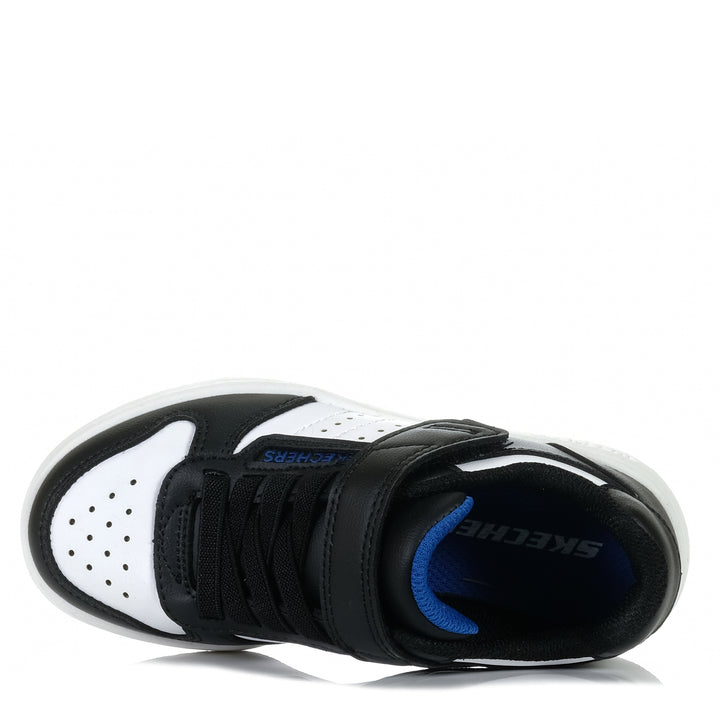 Skechers Quick Street 405638L Black/White Youth Shoes