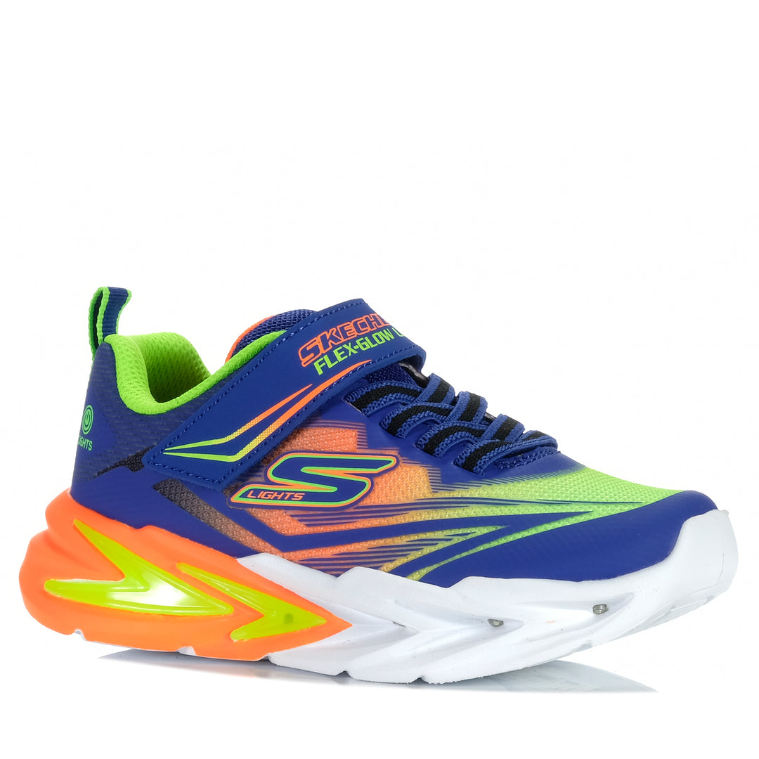 Skechers S Lights: Flex-Glow Ultra 400139L Blue Multi Youth Shoes