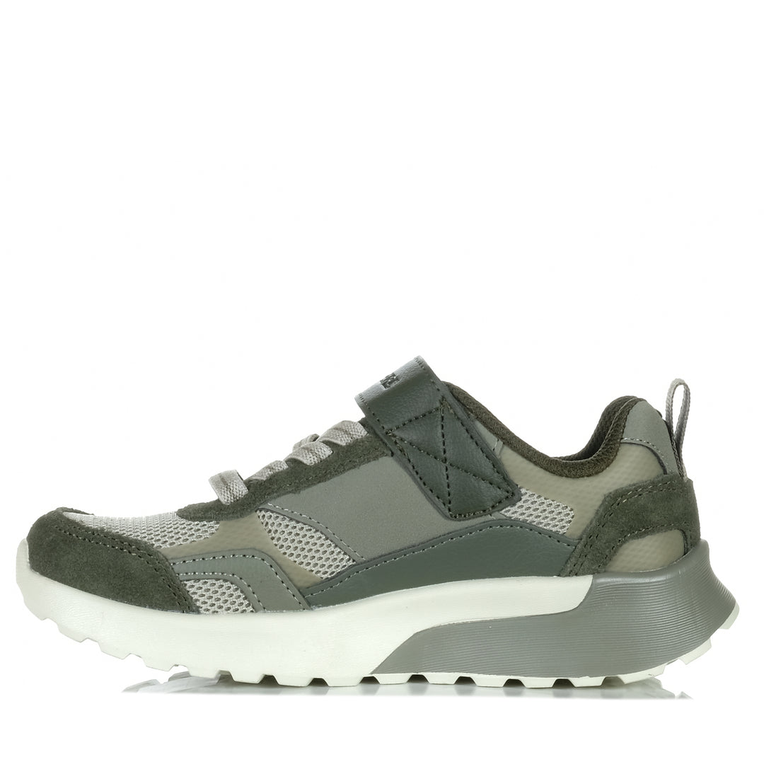 Skechers SKX - 225 405676N Olive Toddler Shoes