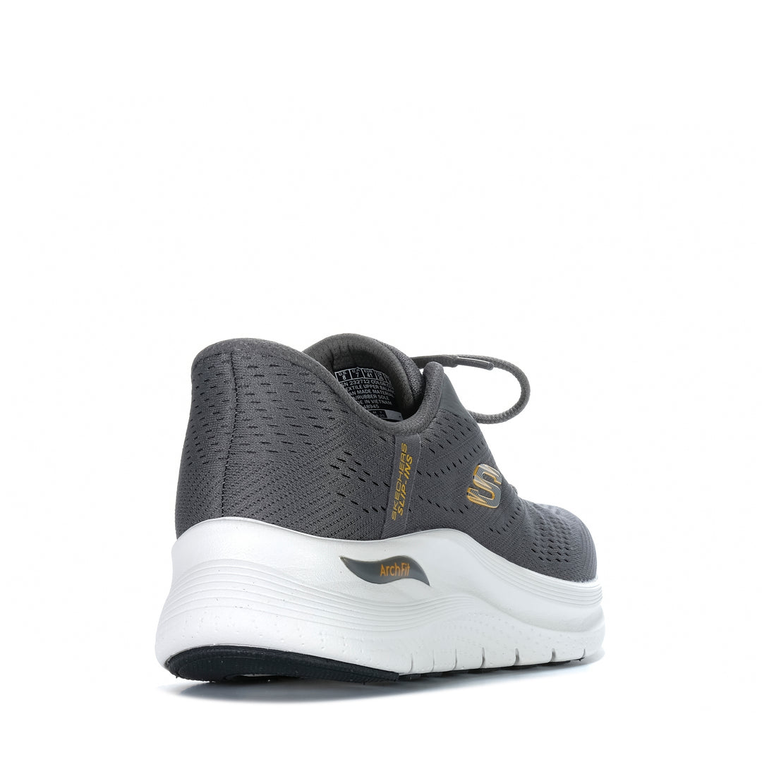 Skechers Slip-Ins: Arch Fit 2.0 - Lestur Charcoal/Yellow Mens Sneakers