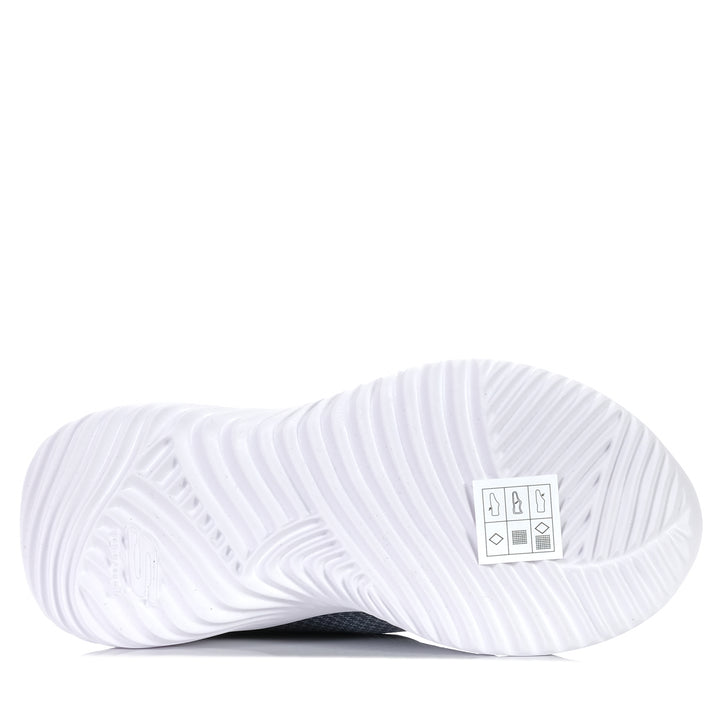 Skechers Slip-Ins: Bounder - Brisk-Burst 403822L Charcoal/Orange Youth Shoes