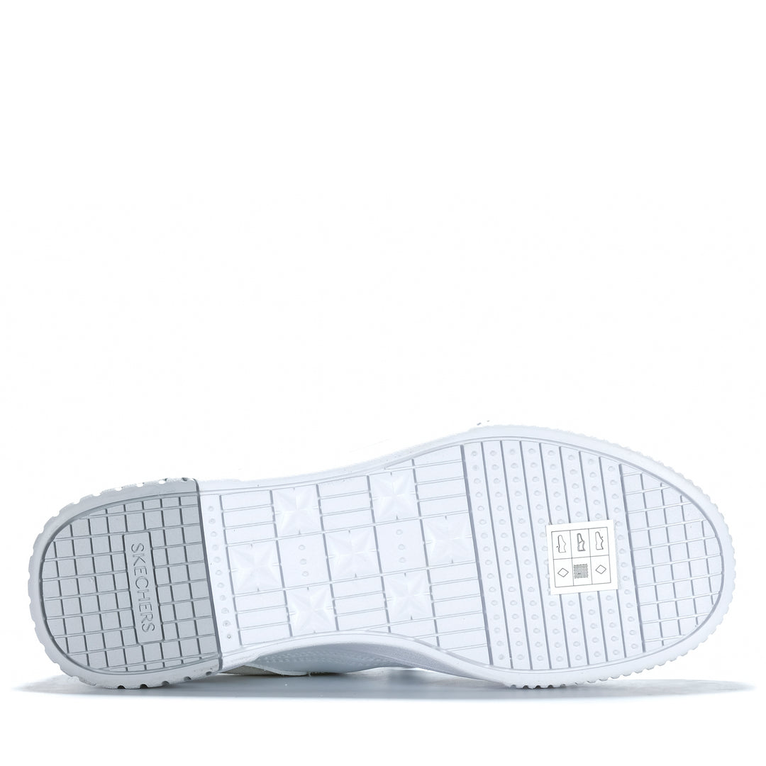 Skechers Slip-Ins: Jade - Radiant Roar White/Silver 185223 Womens Sneakers