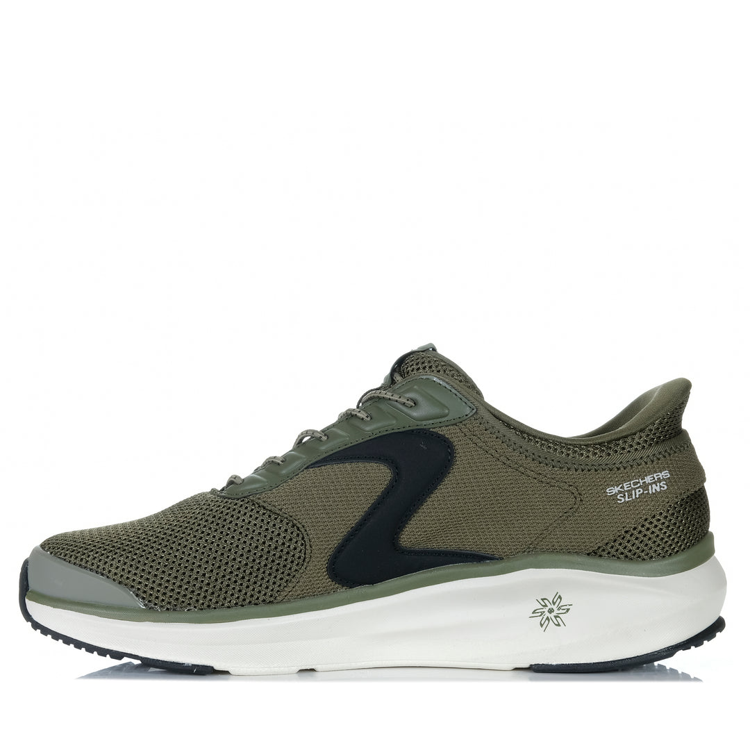 Skechers Slip Ins: Vertex - Vickul Olive 233077 Mens Sneakers